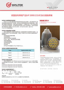 歐盟新規前瞻 解讀照明產品ErP指令2009/125/EC執行措施草案及沃特測試技術服務的技術開發應對